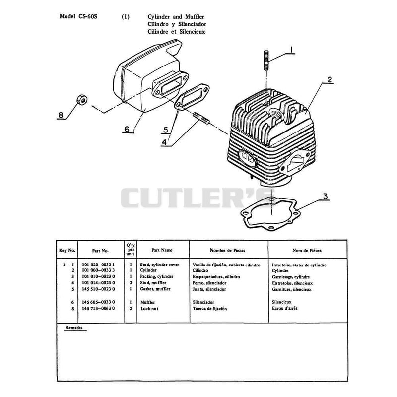 Cylinder And Muffler