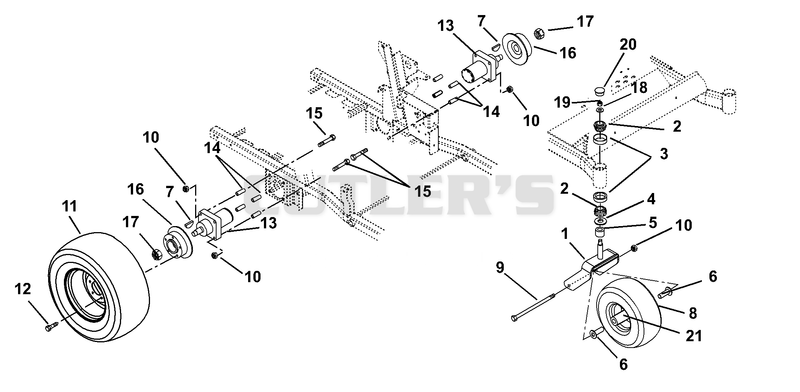 Wheel Motors, Tires, Brakes, & Front Forks