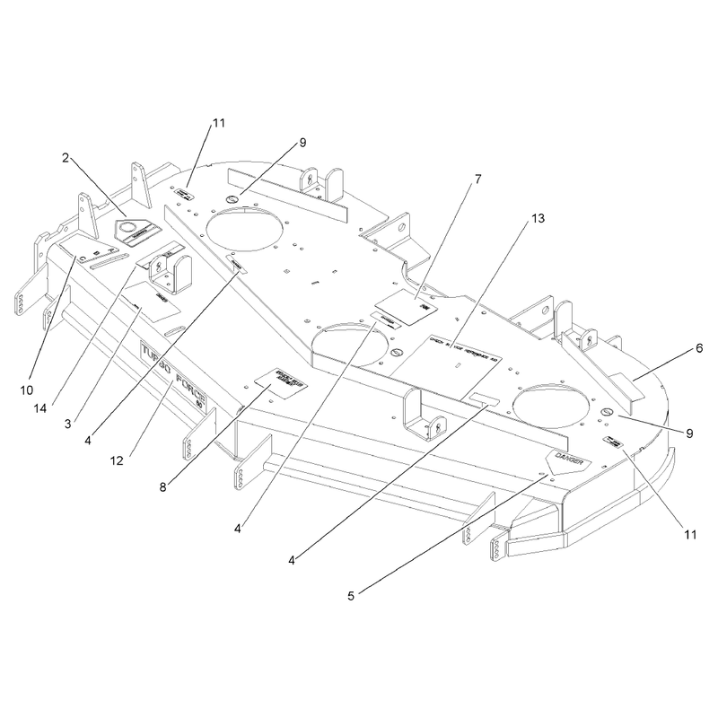 Deck Assembly No 107-1624