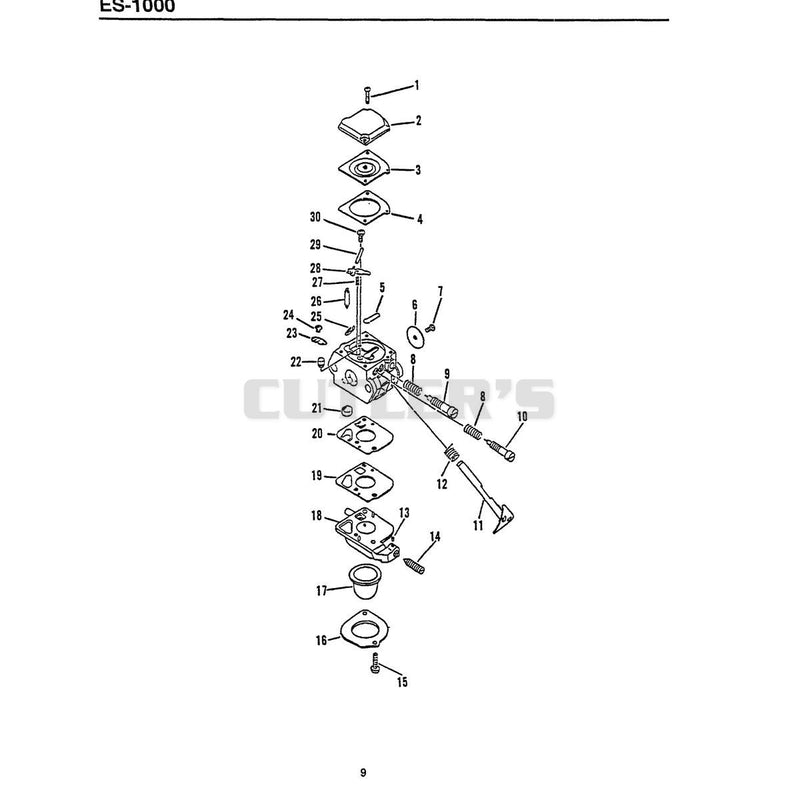 Carburetor C1U-K26A Includes The Following