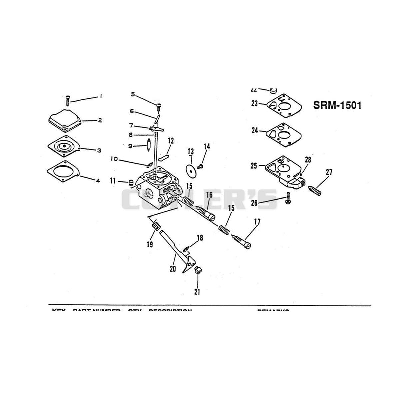 Carburetor Walbro Detail