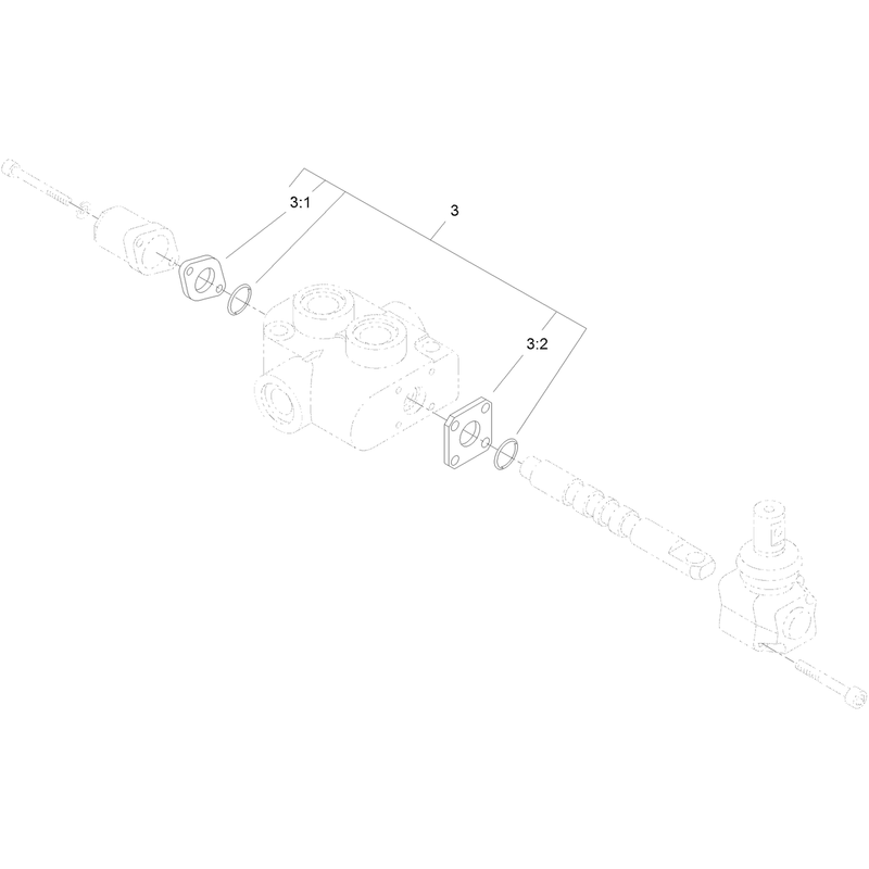 Hydraulic Selector Valve Assembly No 99-3072
