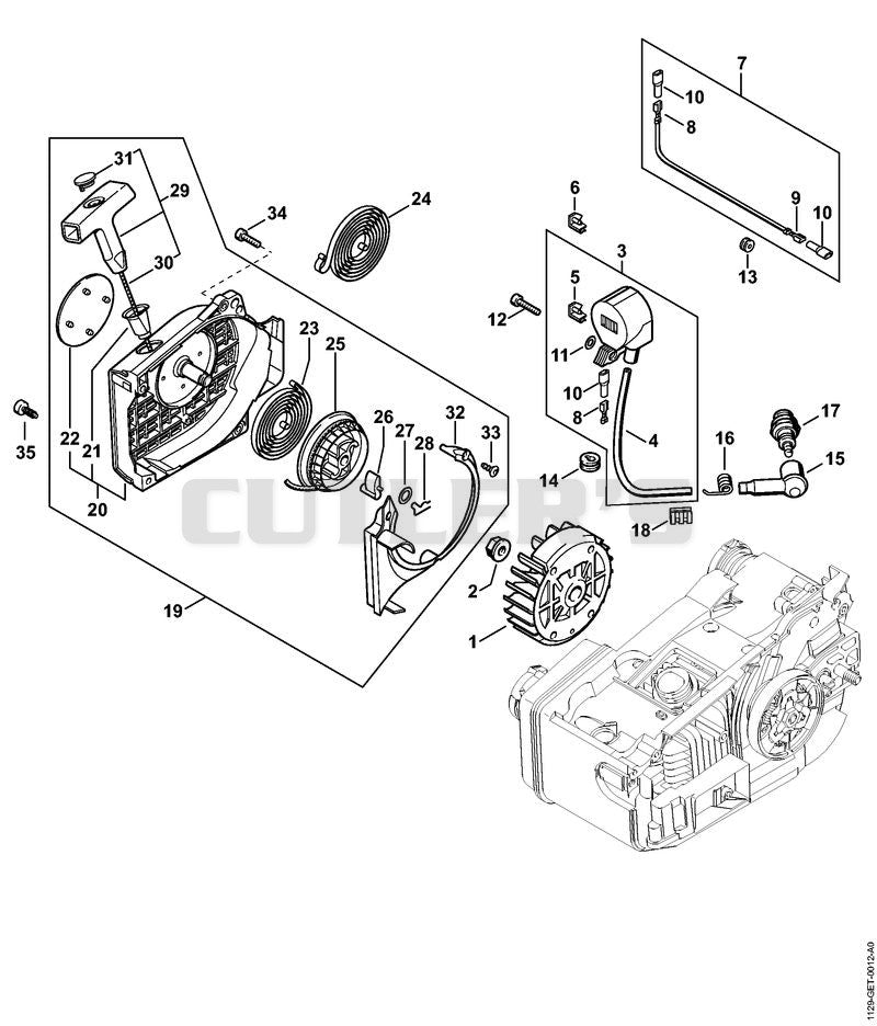 Ignition system, Rewind starter