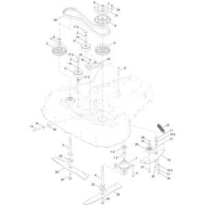 Blade and Spindle Assembly