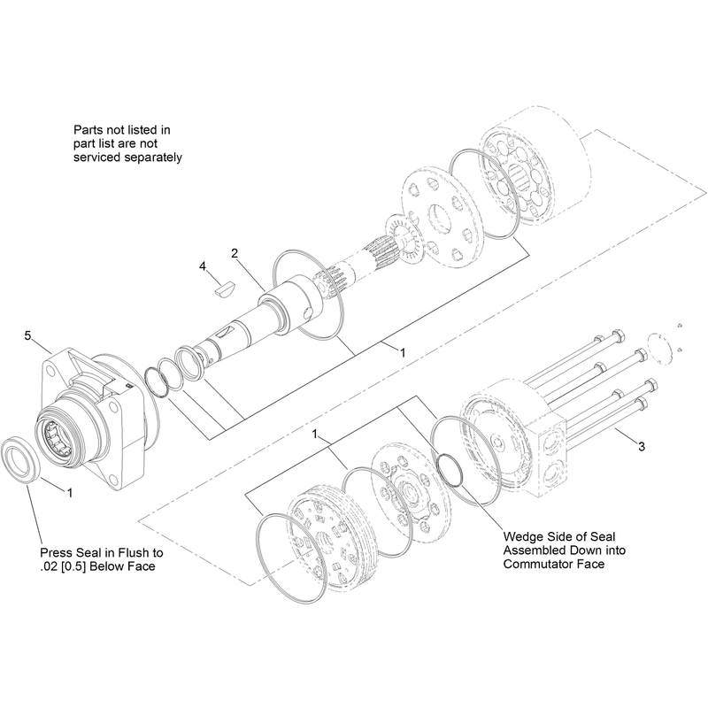 Hydraulic Motor Assembly No 106-7654