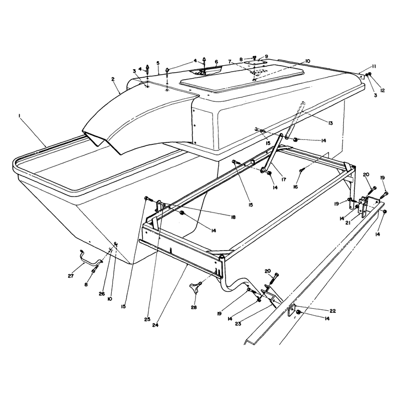 Grass Collection System Model No 30576 Optional Continued