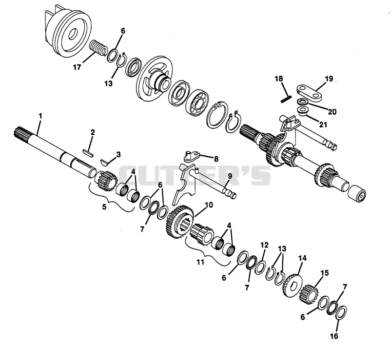 NUMBER ONE SHAFT - FORWARD CLUTCH