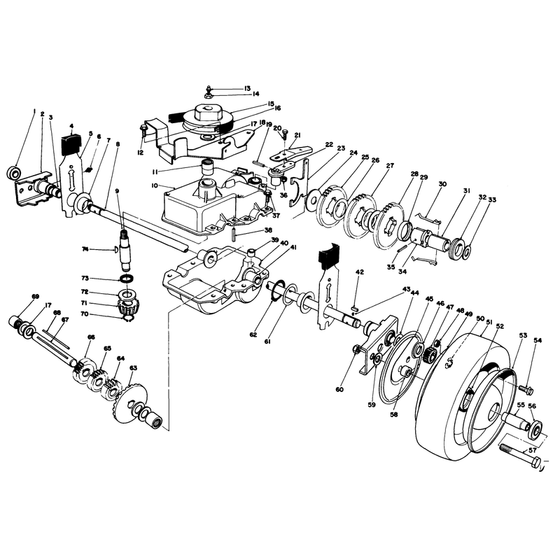 Gear Case Assembly Model 22035