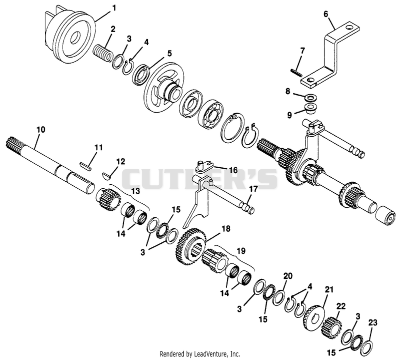 NUMBER ONE SHAFT - FORWARD CLUTCH
