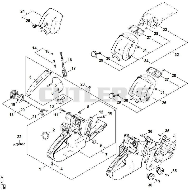 Tank housing, Pick-up body