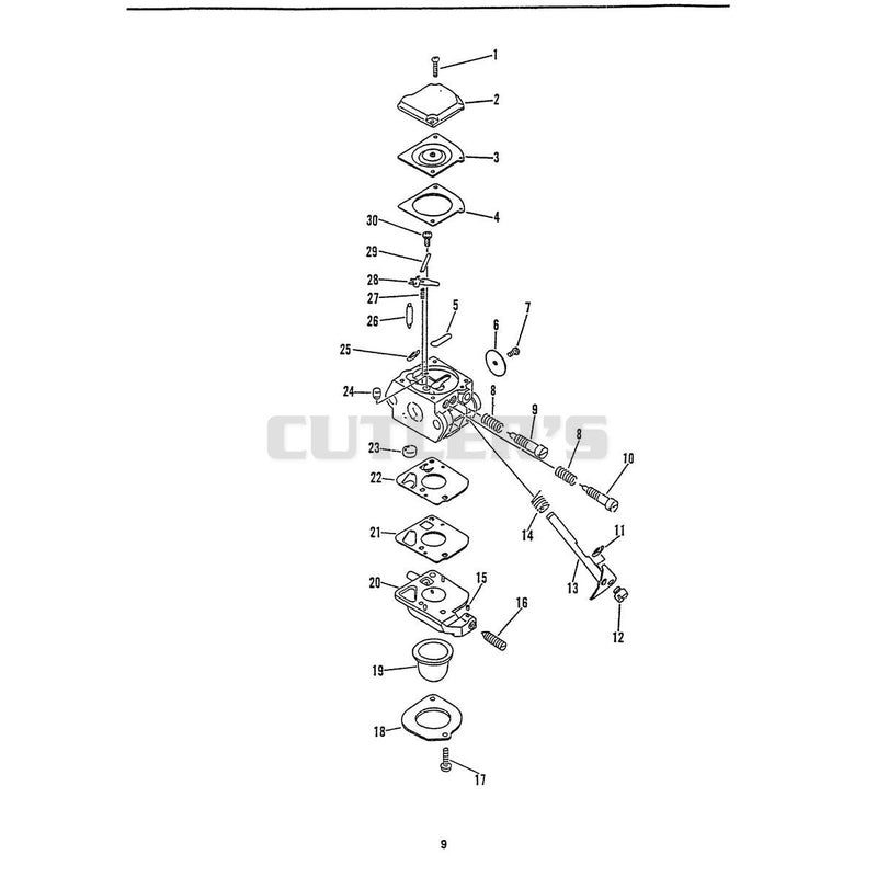 Carburetor C1U-K23A Includes The Following Items