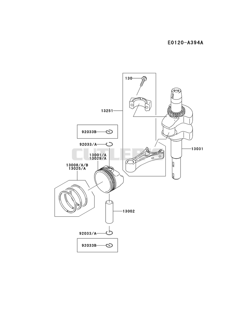 PISTON/CRANKSHAFT