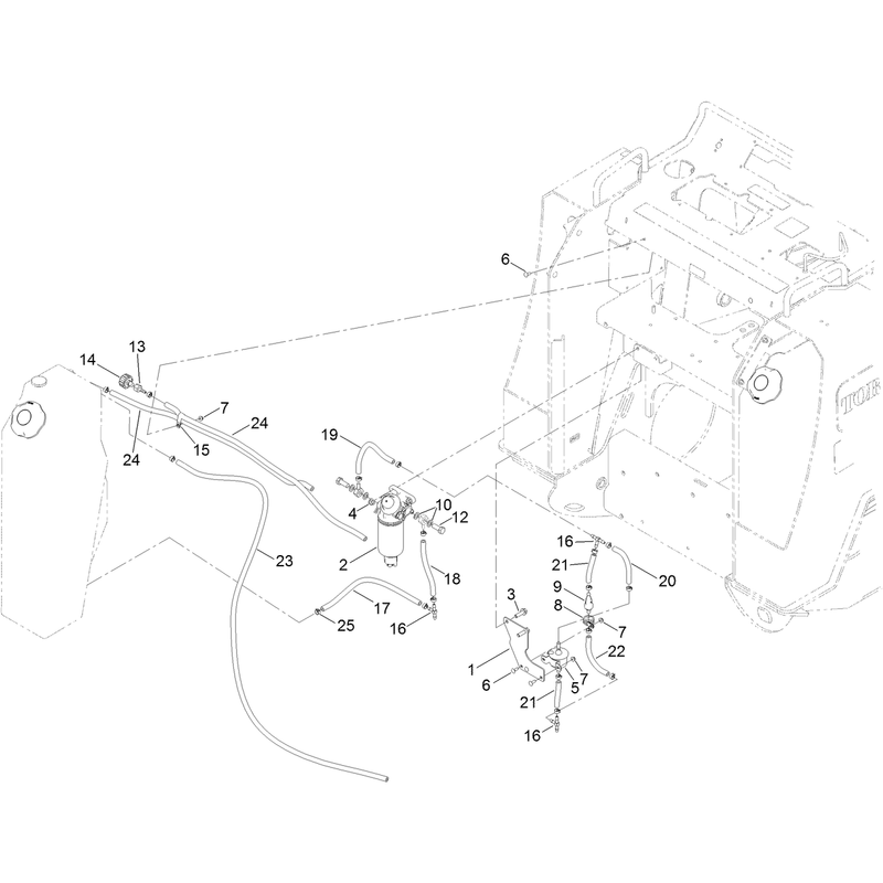 Fuel Pump and Water Seperator Assembly
