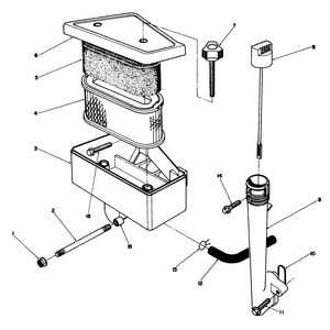 Air Cleaner and Oil Fill Tube Assembly