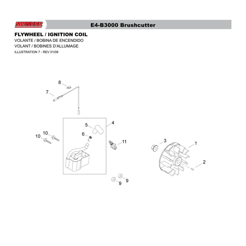 FLYWHEEL / IGNITION COIL