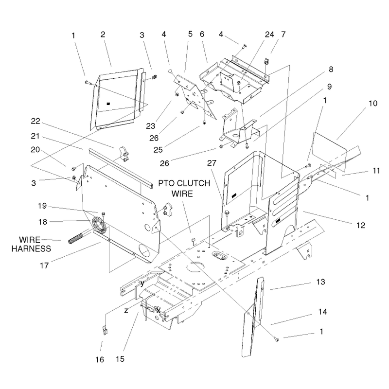 Hoodstand and Firewall Assembly