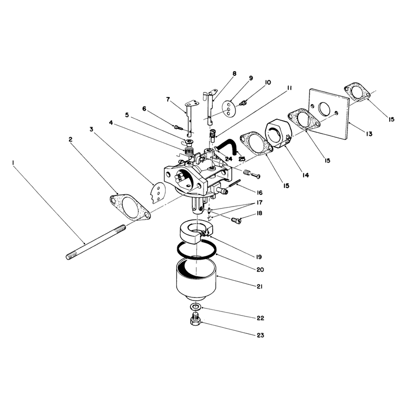Carburetor Assembly Model No 47pl0-6