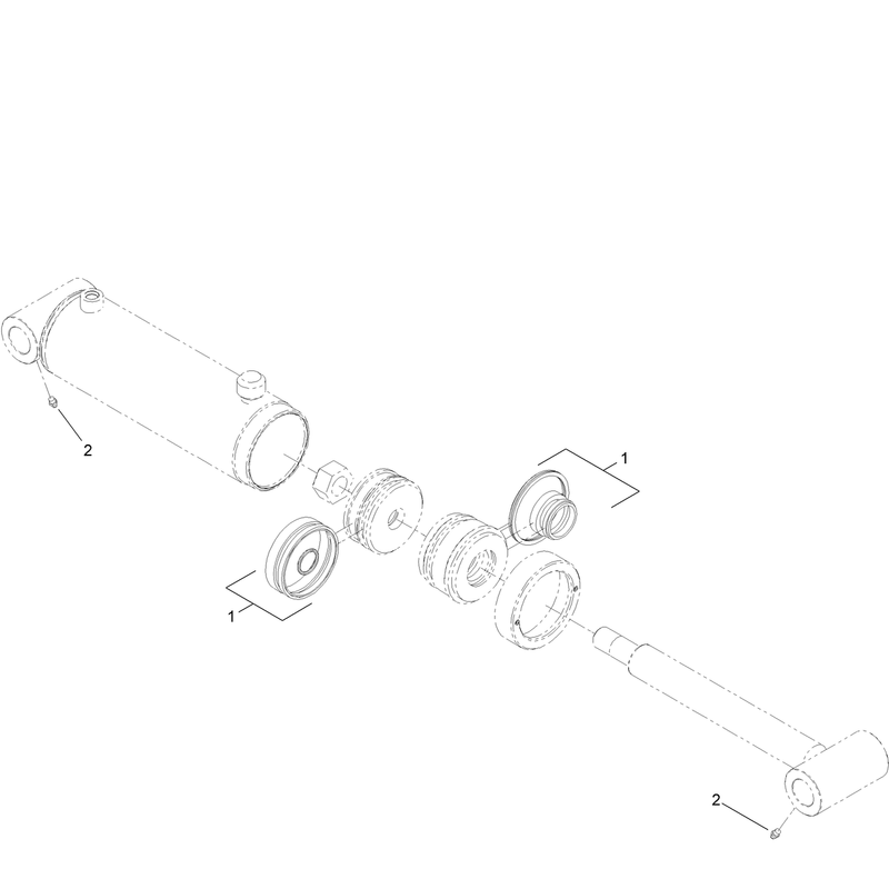 Hydraulic Cylinder Assembly No. 127-1797