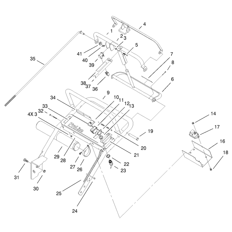 Handle and Controls Assembly