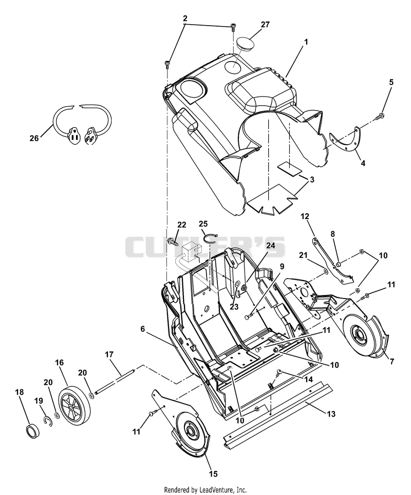 Chassis, Cowl, Wheels And Supports
