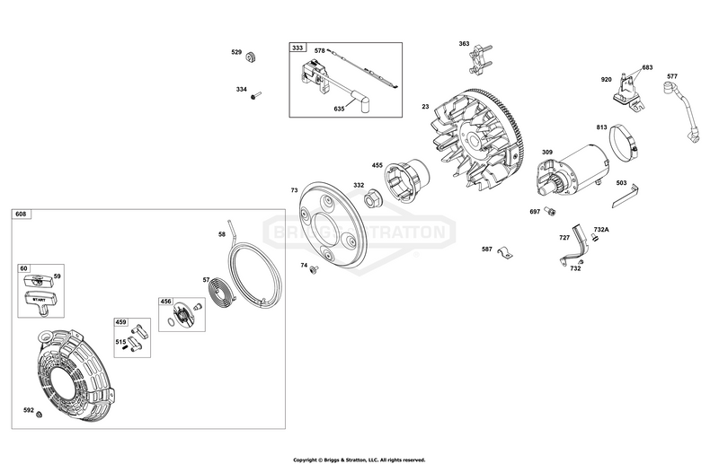 Flywheel, Ignition, and Starter Group