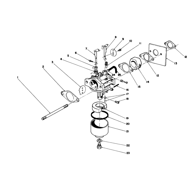 Carburetor Assembly Model No 47ph7