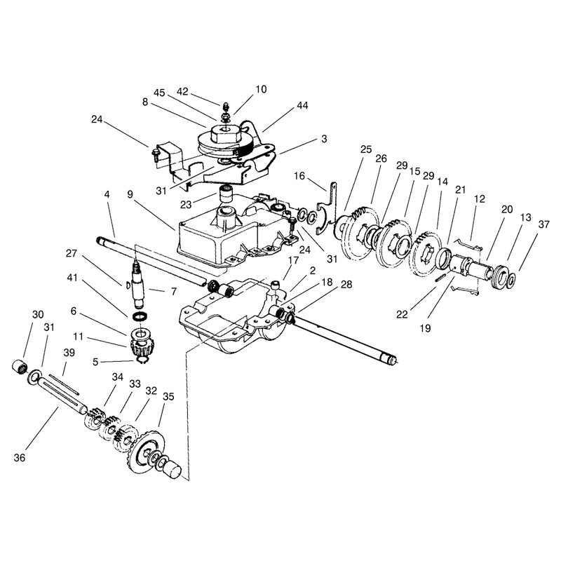 Gear Case Assembly No 74-1861