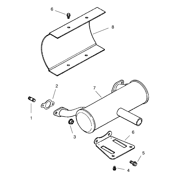 Group 11 Exhaust ch25s-68606 Kohler