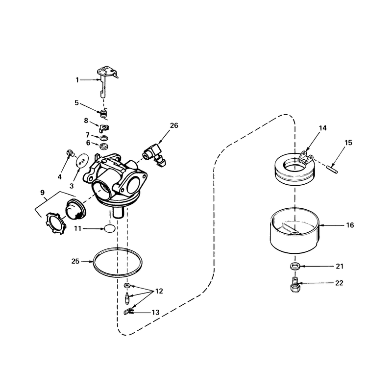 Carburetor No 632050