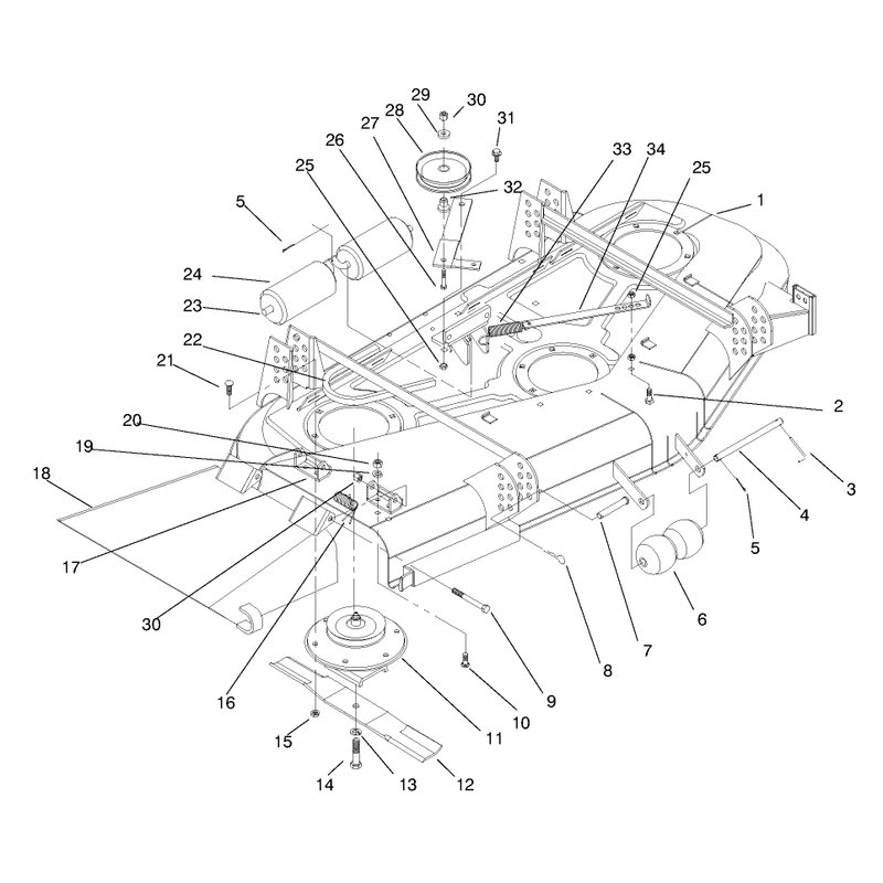Deck and Spindle Asm