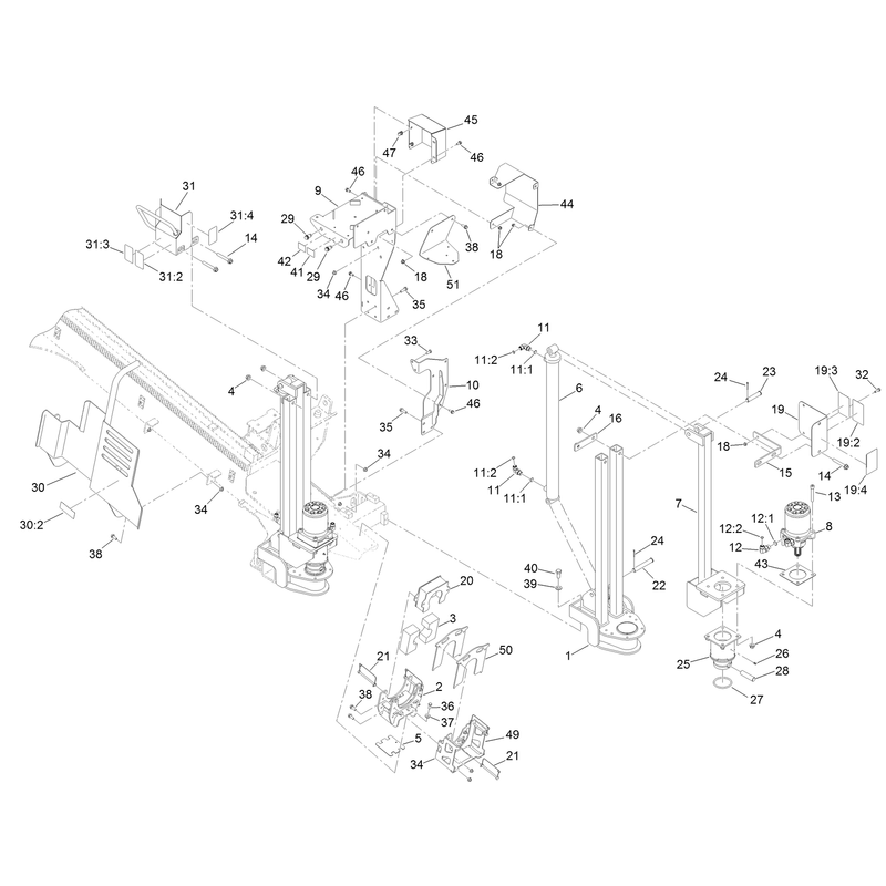 Thrust Frame Assembly