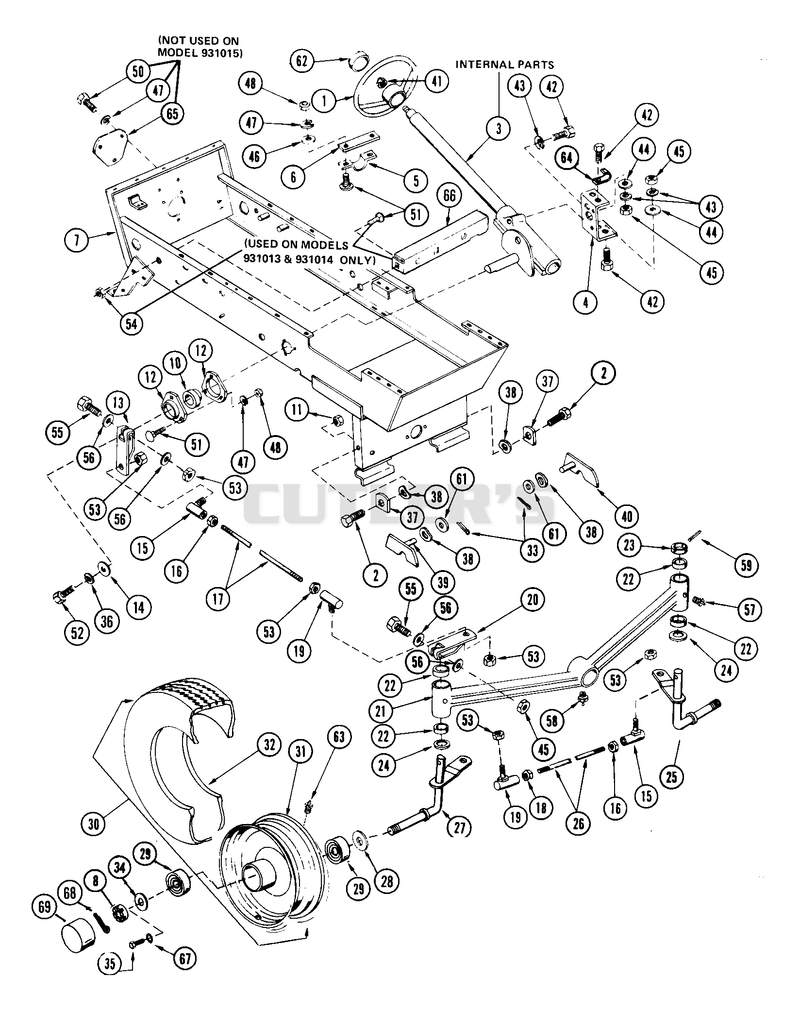 Frame, Steering, Front Wheel