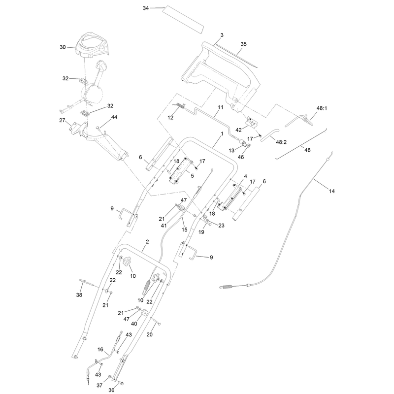 Handle and Control Assembly