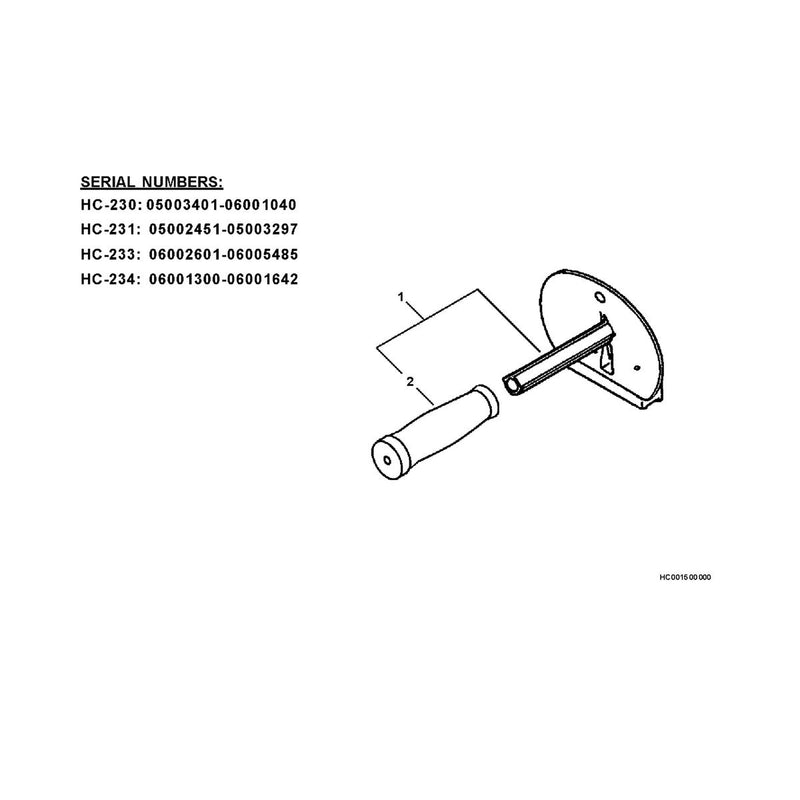 Side Handle S/N 05002451 - 05003297