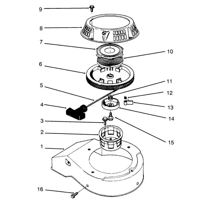 Recoil Assembly Model No 47pp3-3
