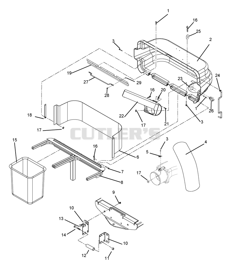 Bagger Cover Assembly