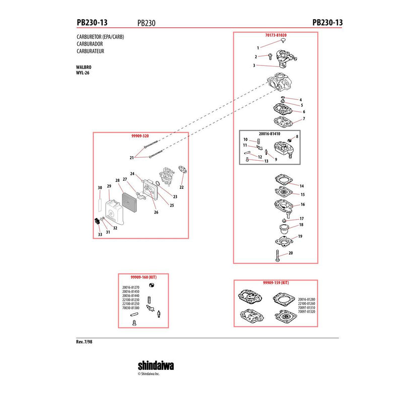 CARBURETOR (EPA/CARB)