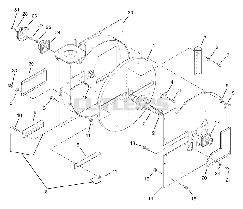 Flywheel And Housing