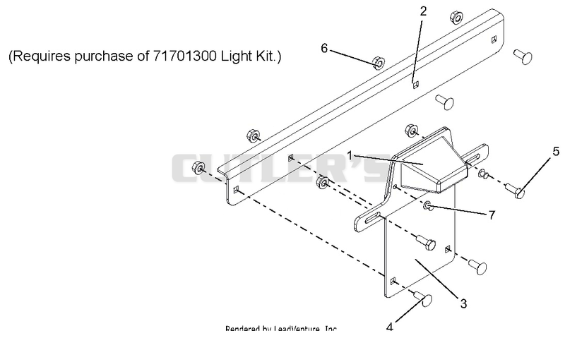 License Plate Holder With Light Kit