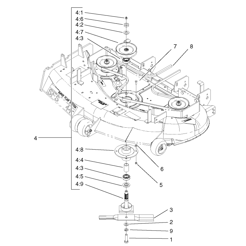 Deck Spindle Assembly