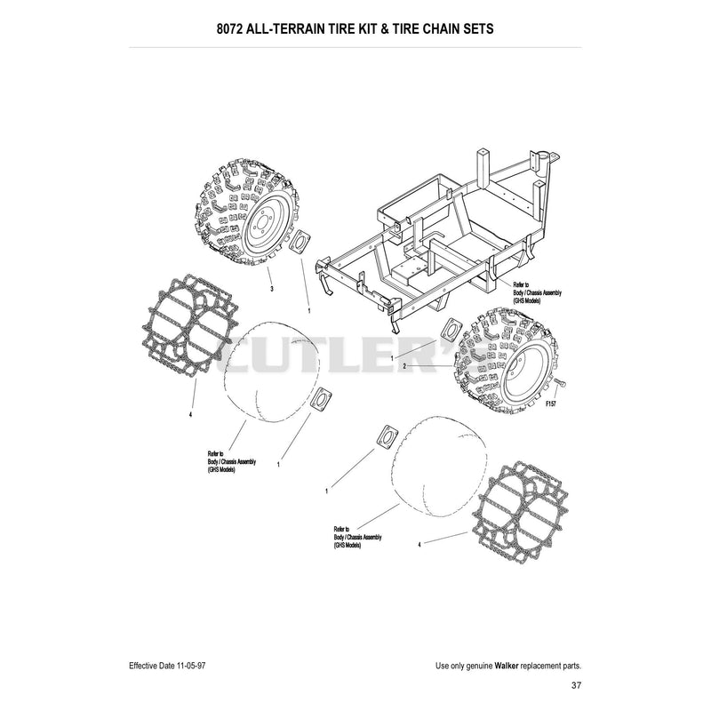 8072 All Terrain Tire Kit