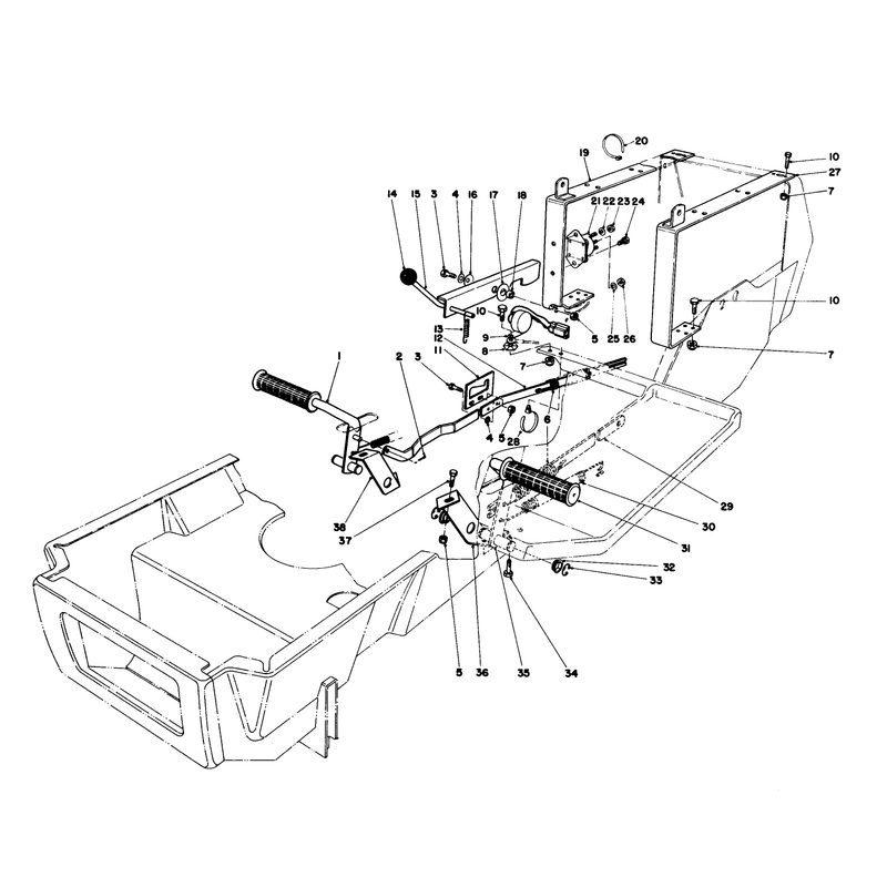 Brake & Clutch Pedal Assembly