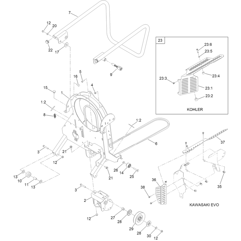 Blower Frame Assembly