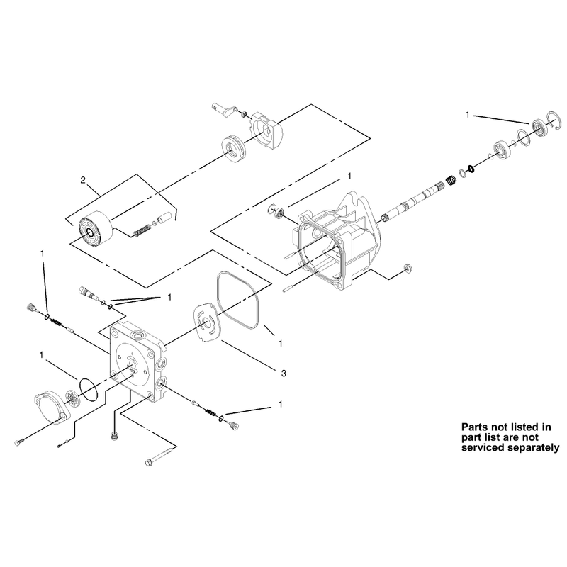 Hydraulic Pump Assembly No 106-9590 and 106-9591