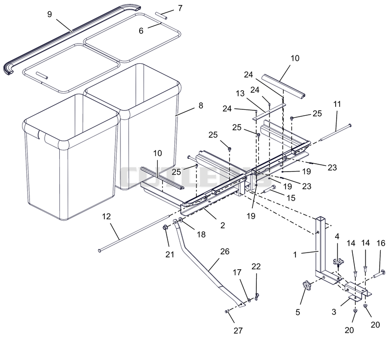 Bagger Frame Assembly