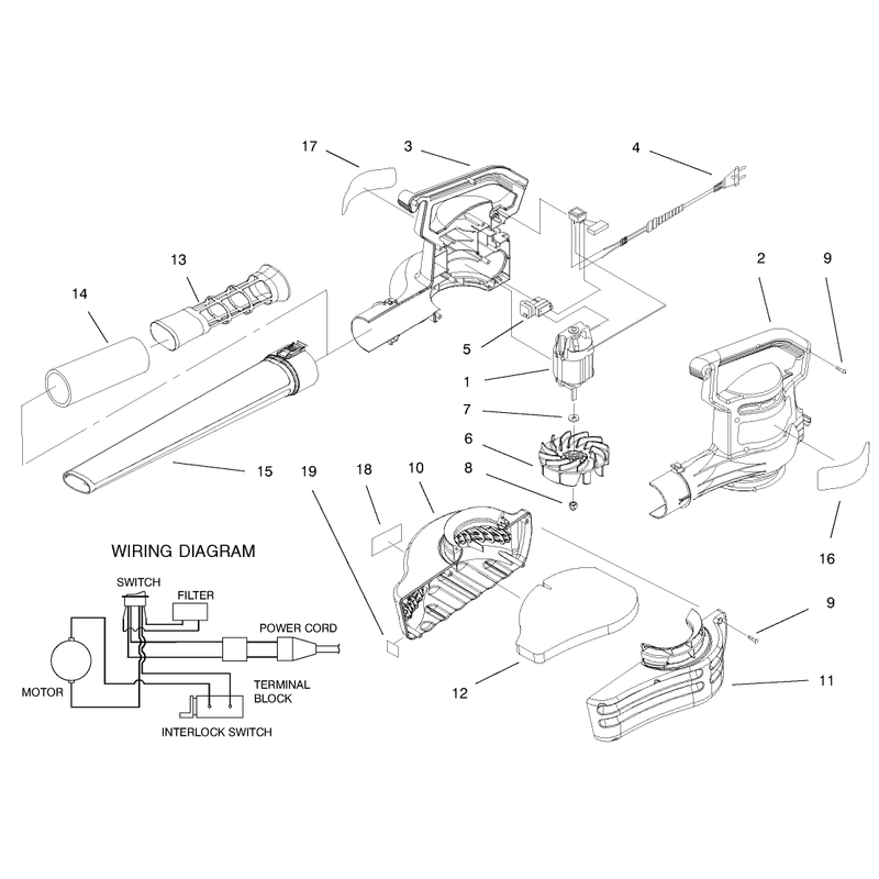 Blowervac Assembly
