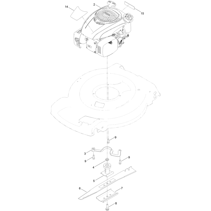 Engine and Blade Assembly