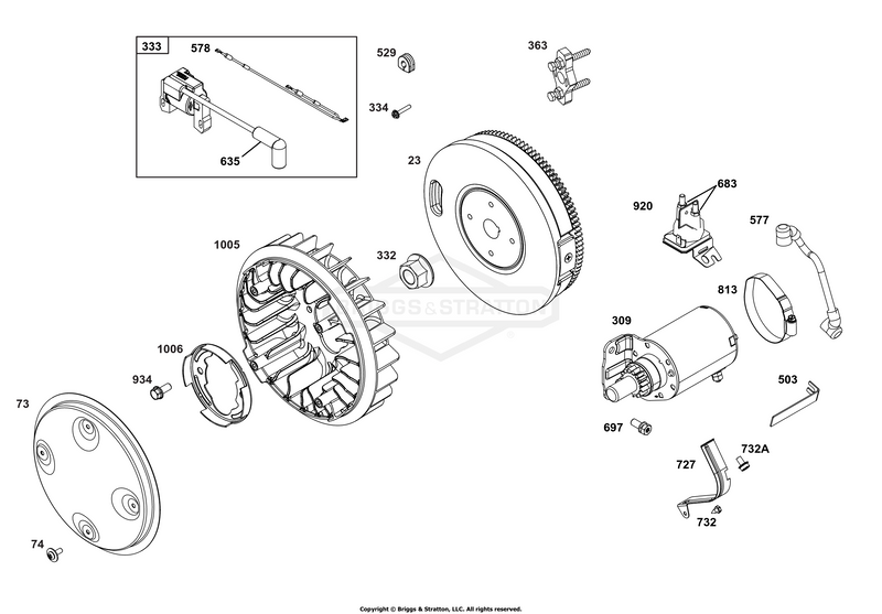 Flywheel, Ignition, and Starter Group