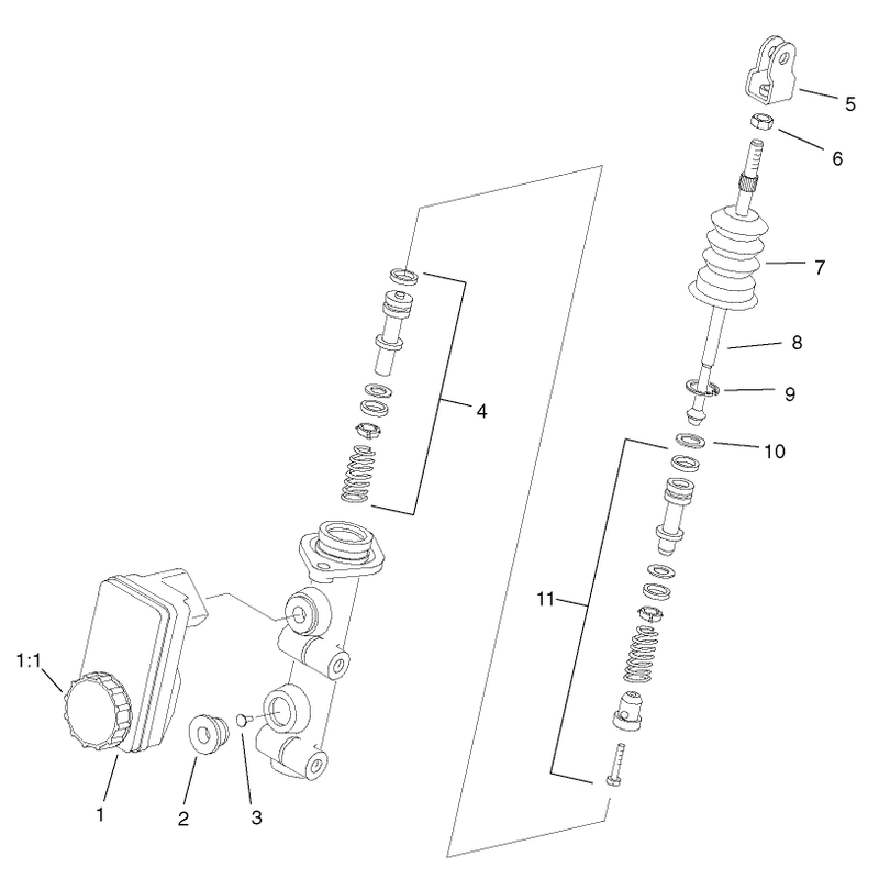 Master Cylinder Assembly No 104-6782