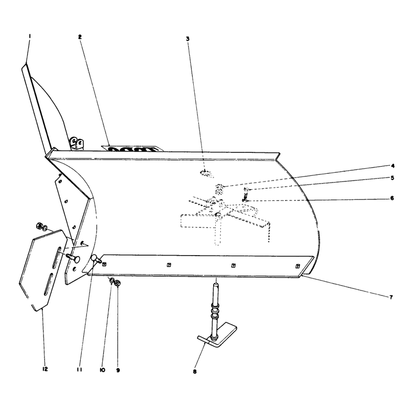V Plow Model No 30750 Optional